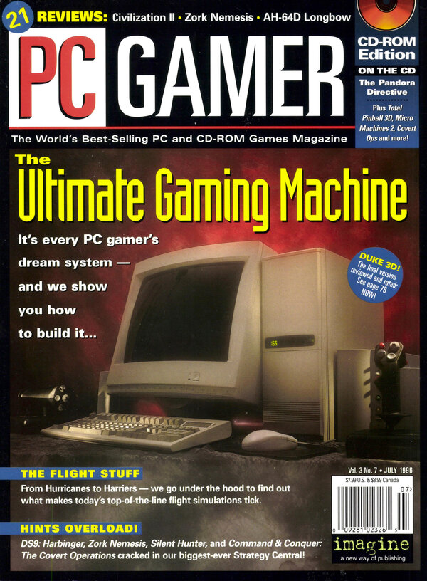 PCGamer 1996 07 cover