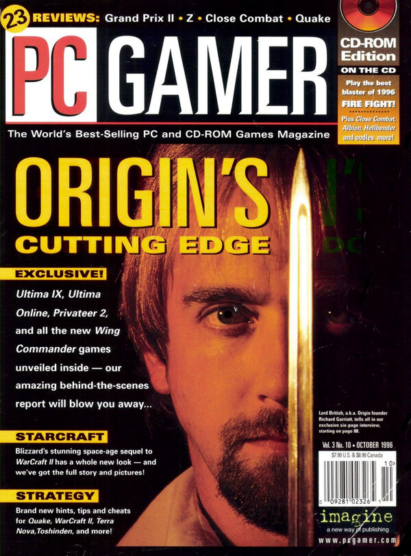 PCGamer 1996 10 cover