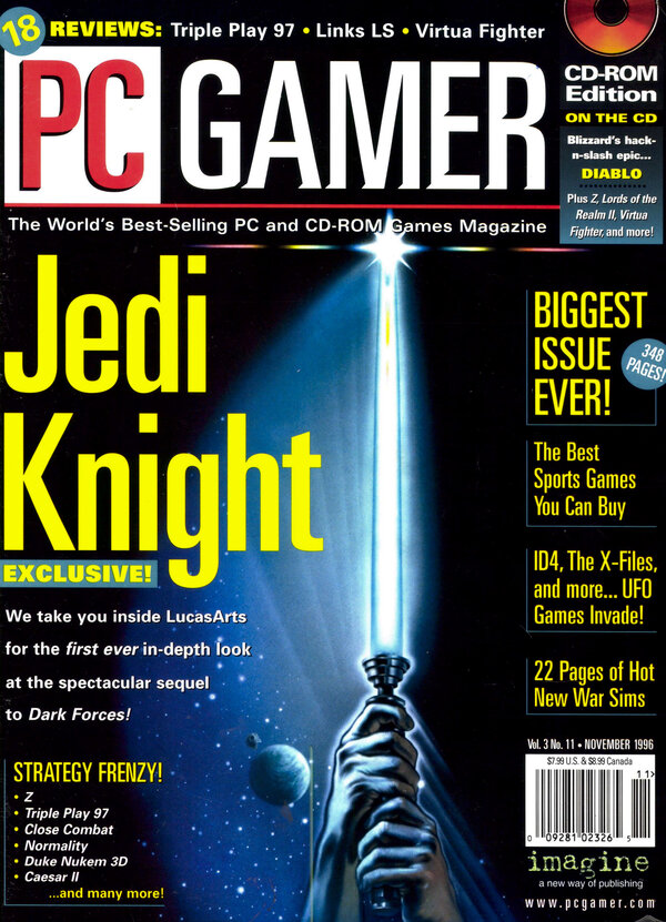 PCGamer 1996 11 cover