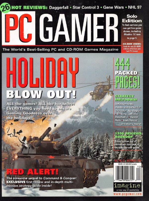 PCGamer 1996 12 cover