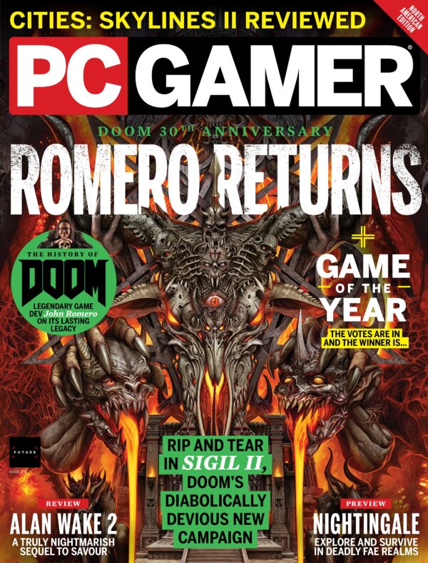 PC Gamer USA Issue 379 February 2024 cover