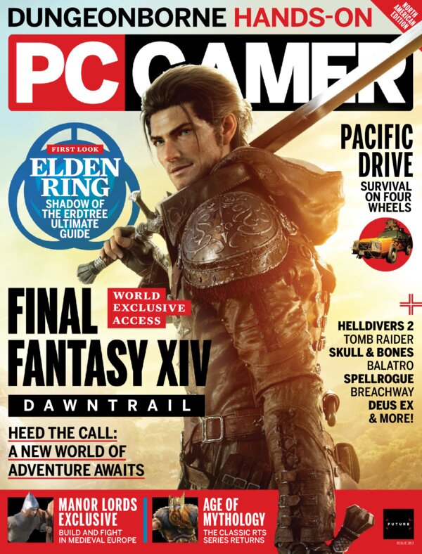 PC Gamer USA Issue 383 June 2024 cover